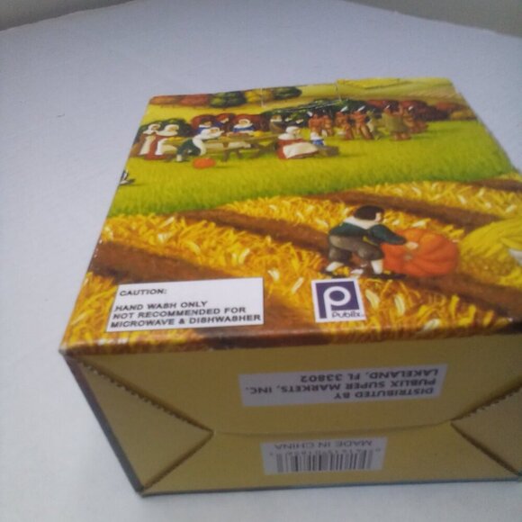 The Pilgrim Pair Collectable Napkin Holder Publix Ceramic - Picture 10 of 14